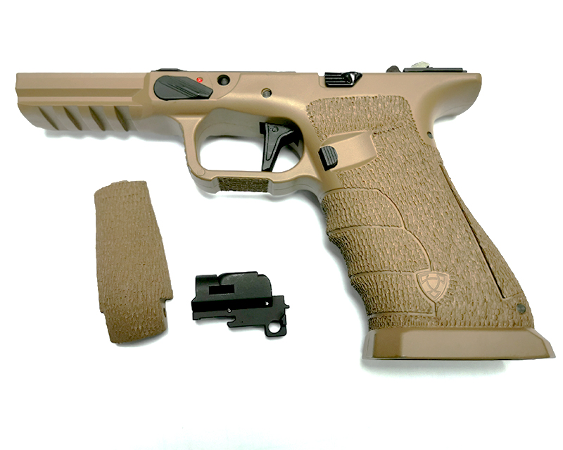 Shark Pistol Grip Tan with Bark Stippling